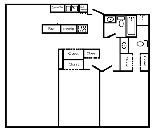 2 Bedroom Apartment for Rent - Northfield, MN